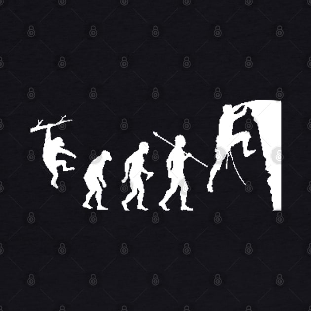 evolution of rock climbing by VectorDiariesart